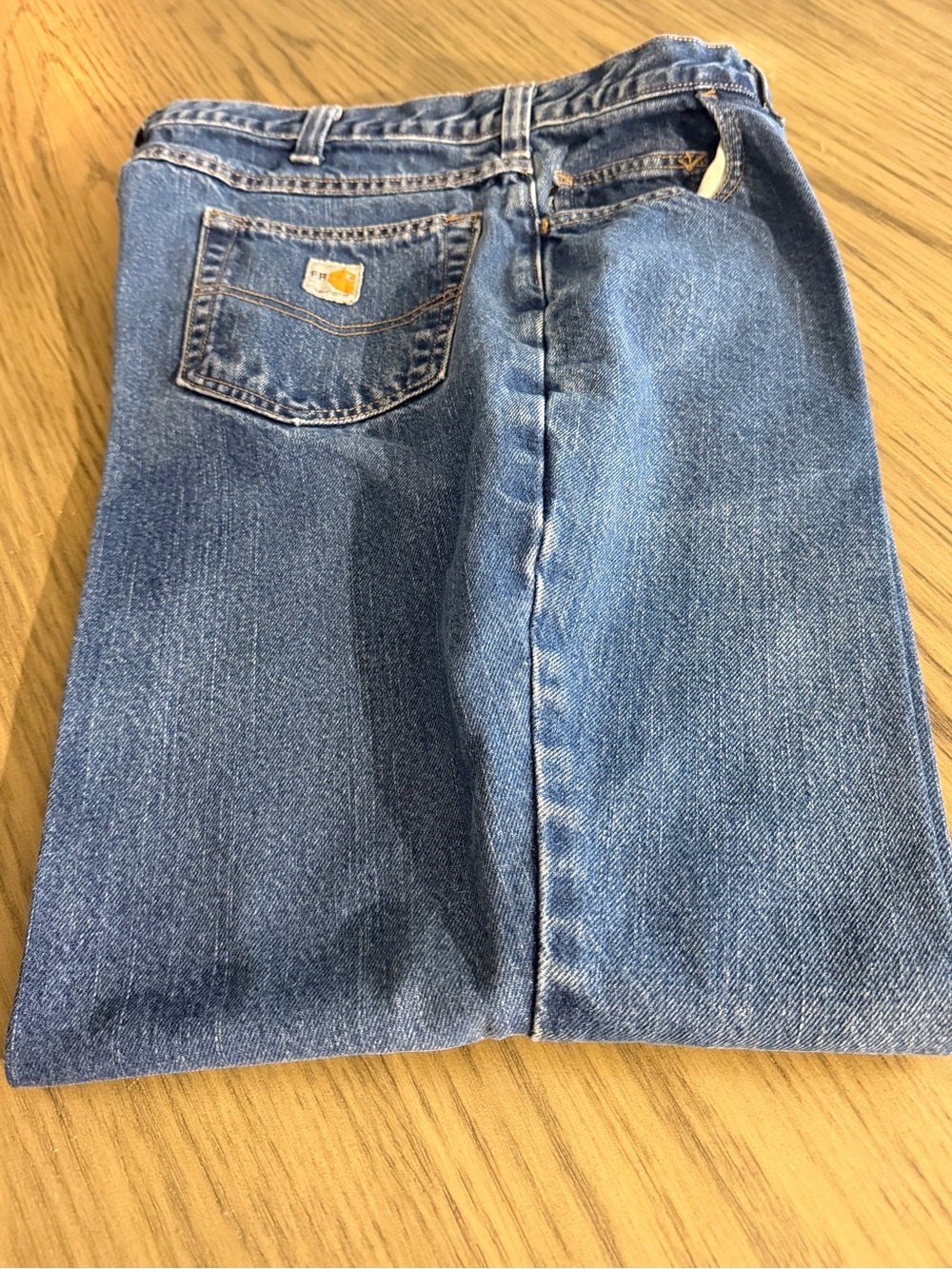 Carhartt Men's Straight Fit Denim Jeans in Blue